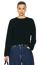 SABLYN Maureen Cashmere Sweater in Black, view 1, click to view large image.
