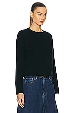 SABLYN Maureen Cashmere Sweater in Black, view 2, click to view large image.