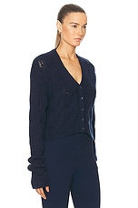 SABLYN Jolie Cardigan in Midnight Navy, view 2, click to view large image.