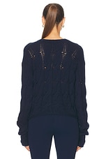 SABLYN Jolie Cardigan in Midnight Navy, view 3, click to view large image.