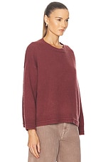 SABLYN Alston Boyfriend Crewneck Sweater in Cimarron, view 2, click to view large image.