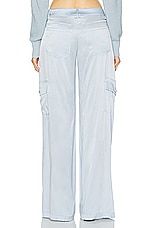 SABLYN Ronan Wide Leg Silk Cargo Pant in Whisper, view 3, click to view large image.