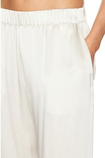 SABLYN Brynn High Rise Pull On Wide Leg Pant in Gardenia, view 6, click to view large image.