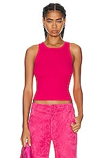 SABLYN Jameela Racerback Tank Top in Lipstick, view 1, click to view large image.