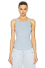SABLYN Jameela Racerback Tank Top in Whisper, view 1, click to view large image.