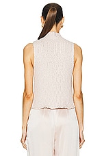 SABLYN Atticus Mockneck Top in Lunar, view 3, click to view large image.