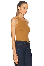 SABLYN Jameela Racerback Tank Top in Matte Gold, view 2, click to view large image.