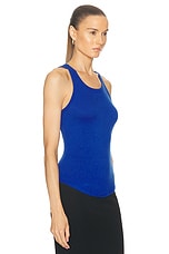 SABLYN Jameela Racerback Tank Top in Lapis, view 2, click to view large image.