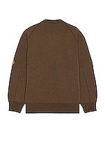 Sacai Sponge Sweater in Beige, view 2, click to view large image.