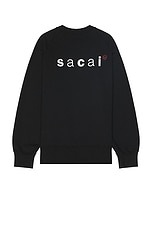 WTAPS x sacai Print Pullover スウェット Sacai x Wtaps Print Pullover in Black | FWRD