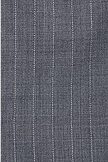 Sacai Chalk Stripe Jacket in Gray, view 3, click to view large image.