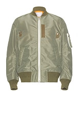 Sacai Blouson in Khaki, view 1, click to view large image.