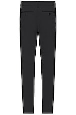 Sacai Matte Taffeta Pants in Black, view 2, click to view large image.