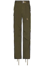Sacai Rip Stop Pants in Khaki, view 1, click to view large image.