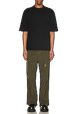 Sacai Rip Stop Pants in Khaki, view 6, click to view large image.