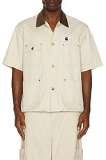 Sacai x Carhartt WIP Duck Shirt in Ivory | FWRD