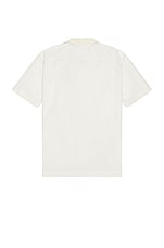 Sacai Matte Taffeta Shirt in Off White, view 2, click to view large image.