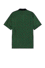 Sacai Floral Print Shirt in Green, view 2, click to view large image.