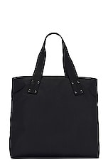 Sacai Coal Tote Bag Large in Black, view 2, click to view large image.