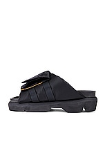 Sacai Pockets Slides in Black, view 5, click to view large image.