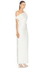 SANS FAFF Off The Shoulder Maxi Dress in White, view 2, click to view large image.