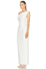 SANS FAFF Off The Shoulder Maxi Dress in White, view 3, click to view large image.