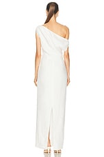 SANS FAFF Off The Shoulder Maxi Dress in White, view 4, click to view large image.