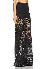 SANS FAFF London Lace Flared Pant in Black, view 2, click to view large image.