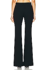 SANS FAFF Pin Tuck Palazzo Pant in Black, view 3, click to view large image.
