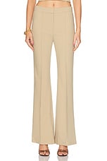 SANS FAFF Lizzy Low Rise Flared Trouser in Camel, view 1, click to view large image.