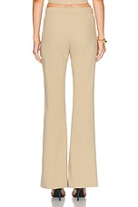 SANS FAFF Lizzy Low Rise Flared Trouser in Camel, view 3, click to view large image.