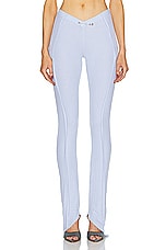 SAMI MIRO VINTAGE Asymmetric Pants in Blue Lace, view 1, click to view large image.