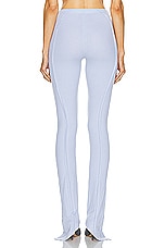 SAMI MIRO VINTAGE Asymmetric Pants in Blue Lace, view 3, click to view large image.