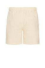 SATURDAYS NYC Austin Pigment Dyed Sweatshort in Biscotti, view 2, click to view large image.
