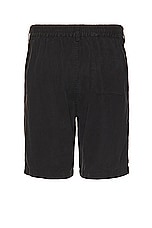 SATURDAYS NYC Keigo Pigment Dyed Short in Black, view 2, click to view large image.