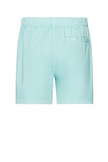 SATURDAYS NYC Mario Pigment Dyed Short in Canal Blue, view 2, click to view large image.