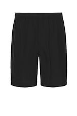 SATURDAYS NYC Tyler Lyocell Ripstop Short in Black, view 1, click to view large image.