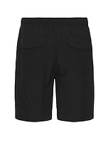 SATURDAYS NYC Tyler Lyocell Ripstop Short in Black, view 2, click to view large image.