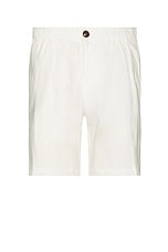 SATURDAYS NYC Ambrose Linen Short in Ivory, view 1, click to view large image.