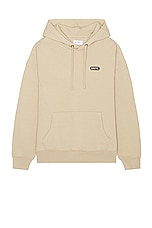 SATURDAYS NYC Warren Sound Of Ny Hoodie in Classic Khaki, view 2, click to view large image.