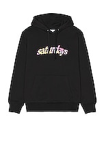 SATURDAYS NYC Ditch Movement Hoodie in Black, view 1, click to view large image.