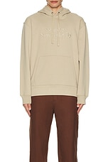 SATURDAYS NYC Ditch Miller Standard Hoodie in Classic Khaki, view 3, click to view large image.