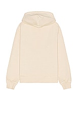 SATURDAYS NYC Canal Pigment Dyed Zip Hoodie in Biscotti, view 2, click to view large image.