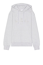 SATURDAYS NYC Ditch Miller Hoodie in Ash Heather, view 1, click to view large image.