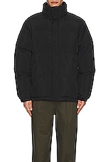 SATURDAYS NYC Enomoto Puffer Jacket in Black, view 3, click to view large image.