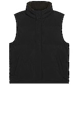 SATURDAYS NYC Adachi Puffer Vest in Black, view 1, click to view large image.