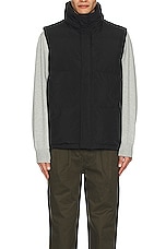 SATURDAYS NYC Adachi Puffer Vest in Black, view 3, click to view large image.