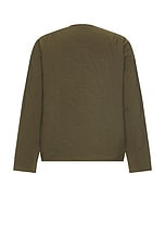 SATURDAYS NYC Khari Reversible Jacket in Army Green, view 3, click to view large image.