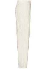 SATURDAYS NYC Morris Canvas Carpenter Pant in Ivory, view 3, click to view large image.