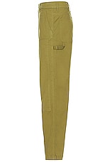 SATURDAYS NYC Morris Canvas Carpenter Pant in Mayfly, view 4, click to view large image.
